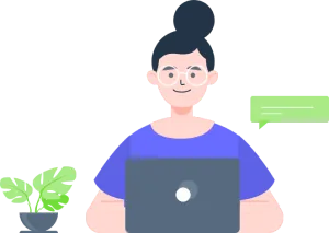 Learner attending an online class on Otute